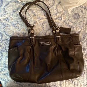 Coach leather handbag